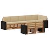 vidaXL Set di divani da esterno 8 pz Poliestere
