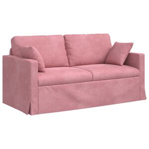 vidaXL Divano Rosa 158 x 78 x 80 cm Velluto