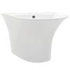vidaXL Lavabo Bianco 47 x 45 x 37 cm Ceramica Smaltata