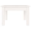 vidaXL Tavolino da Salotto Bianco 45x45x30 cm Legno Massello di Pino