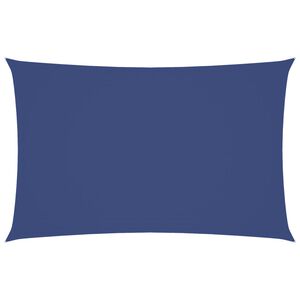 vidaXL Parasole a Vela Oxford Rettangolare 5x8 m Blu