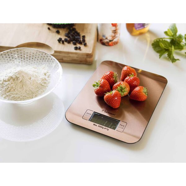Bestron Bilancia da Cucina Elettronica AKS700CO 5 kg Rame