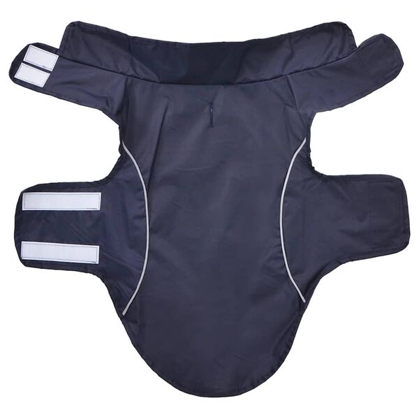 vidaXL Impermeabile per Cani con Strisce Riflettenti Poliestere XS