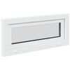 vidaXL Finestra Seminterrato RISOR 90x40 cm Tilt 2 Vetri Bianco