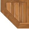 vidaXL Piano per Tavolo 60x60x2,5 cm Ottagonale Legno Massello di Teak