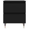 vidaXL Comodini 2pz Neri 40x35x50 cm in Legno Multistrato