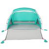 vidaXL Tenda da Spiaggia 2 Persone Verde Mare Impermeabile