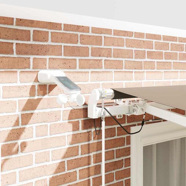 vidaXL Tenda Retrattile Beige 300 x 250 cm Poliestere e Metallo