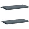 vidaXL Cuscini per Panchina a 2 Pezzi SOEST 2 pz 100% Poliestere Blu