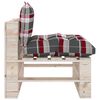 vidaXL Salotto da Giardino in Pallet 9 pz e Cuscini in Legno di Pino