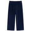 Pantaloni da Bambino in Velluto a Coste Blu Marino 140