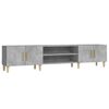 vidaXL Mobile Porta TV Grigio Cemento 180x31,5x40 cm Legno Multistrato