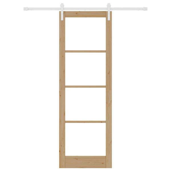 vidaXL Porta scorrevole ORKDAL Naturale 78 x 232 cm