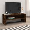 vidaXL Mobile Porta TV Rovere Fumo 100x40x40 cm in Legno Multistrato
