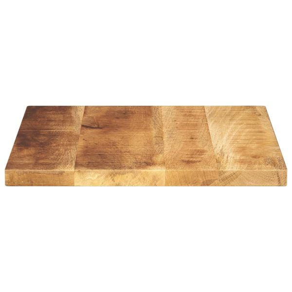 vidaXL Piano per Tavolo 60x60x1,5 cm Quadrato Legno di Mango Grezzo