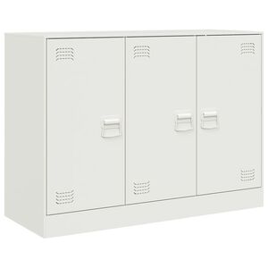 vidaXL Credenza Rosa 99x39x73 cm in Acciaio
