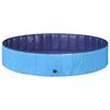 vidaXL Piscina Pieghevole per Cani Blu 160 x 160 x 30 cm PVC