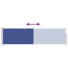 vidaXL Tenda Laterale Retrattile per Patio 140x500 cm Blu