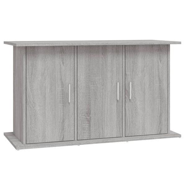 vidaXL Supporto Acquario 101x41x58 cm Legno Multistrato Grigio Sonoma