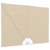 vidaXL Tenda Laterale per Terrazza Pieghevole Crema 300x150 cm