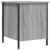 vidaXL Panca Portaoggetti Grigio Sonoma 40x42,5x50cm Legno Multistrato