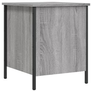 vidaXL Panca Portaoggetti Grigio Sonoma 40x42,5x50cm Legno Multistrato