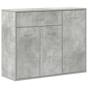 vidaXL Credenza Grigio Cemento 88x30x70 cm in Legno Multistrato