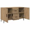 vidaXL Credenza Rovere Artigianale 100x36x60 cm in Legno Multistrato