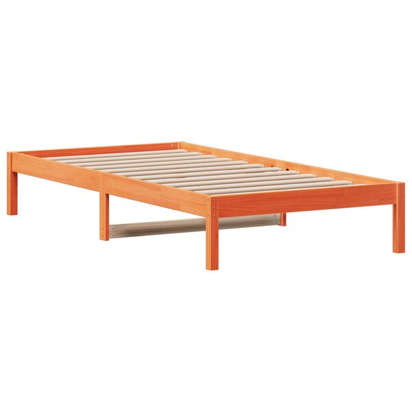 vidaXL Dormeuse senza Materasso Marrone Cera 90x190 cm Legno di Pino