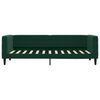 vidaXL Letto da Giorno Verde Scuro 80x200 cm in Velluto