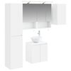vidaXL Set di Armadi da Bagno 5 pcs Bianco 50 x 14,5 x 70 cm