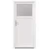 vidaXL Porta d'ingresso laterale Bianco 88 x 198 cm PVC