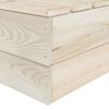 vidaXL Set Divani da Giardino su Pallet 7 pz in Legno Abete Impregnato