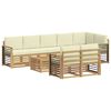 vidaXL Set divani Legno di Acacia Massello