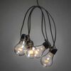 KONSTSMIDE Luci per Feste con 5 Lampadine Trasparenti Extra Calde