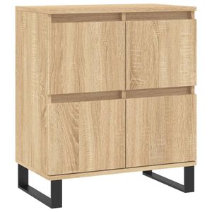 vidaXL Credenza Rovere Sonoma 60x35x70 cm in Legno Multistrato