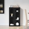 vidaXL Credenza Nero 59 x 35 x 100,5 cm Legno multistrato