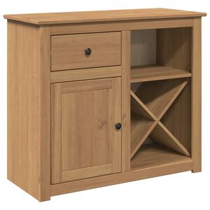 vidaXL Credenza con Cassetto Panama 93x40x80 cm Legno Massello di Pino