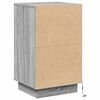 vidaXL Armadio da Notte Grigio 39 x 34,5 x 65 cm Legno multistrato