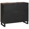 vidaXL Sideboard Marrone 90 x 33 x 75 cm legno massello di mango