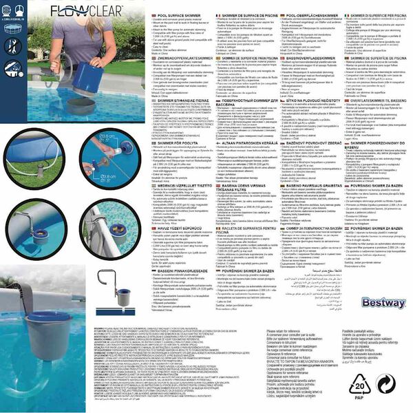 Bestway Skimmer per Piscine Flowclear 58233