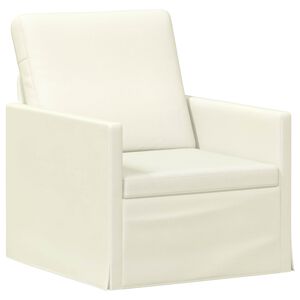 vidaXL Divano Singolo Crema 70 x 81 x 82 cm Tessuto in Cords