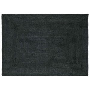 vidaXL Tappeti per area Rettangolare Grigio Scuro 240 x 340 cm Juta