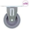 vidaXL Rotelle Fisse 16 pz 75 mm