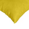 vidaXL Cuscini da Divano 2 pcs Giallo 50 x 50 cm Tessuto in Cords