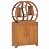 vidaXL Armadietto con Mensola Yin Yang 70x30x130 cm in Legno di Teak