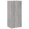 vidaXL Mobile TV Parete Grigio Sonoma 40,5x30x90 cm Legno Multistrato