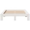 vidaXL Letto senza Materasso Bianco 120x200 cm Legno Massello di Pino
