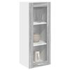 vidaXL Armadio pensile con porta Grigio Sonoma 40 x 31 x 100 cm