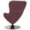 vidaXL Poltrona uovo Viola 63 x 73 x 90 cm Tessuto